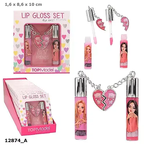 Błyszczyk do ust bff top model beauty&me 2 sztuki 12874a