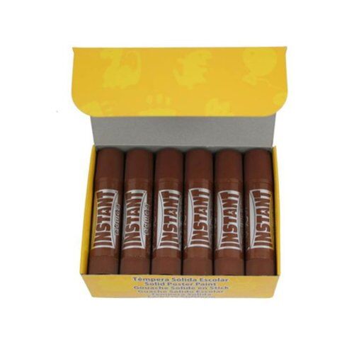 Farby w sztyfcie playcolor instant brązowy 12 sztuk