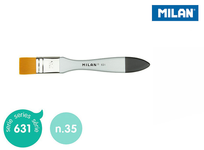 Pędzel milan spalter premium synthetic seria 631 nr 35 blister