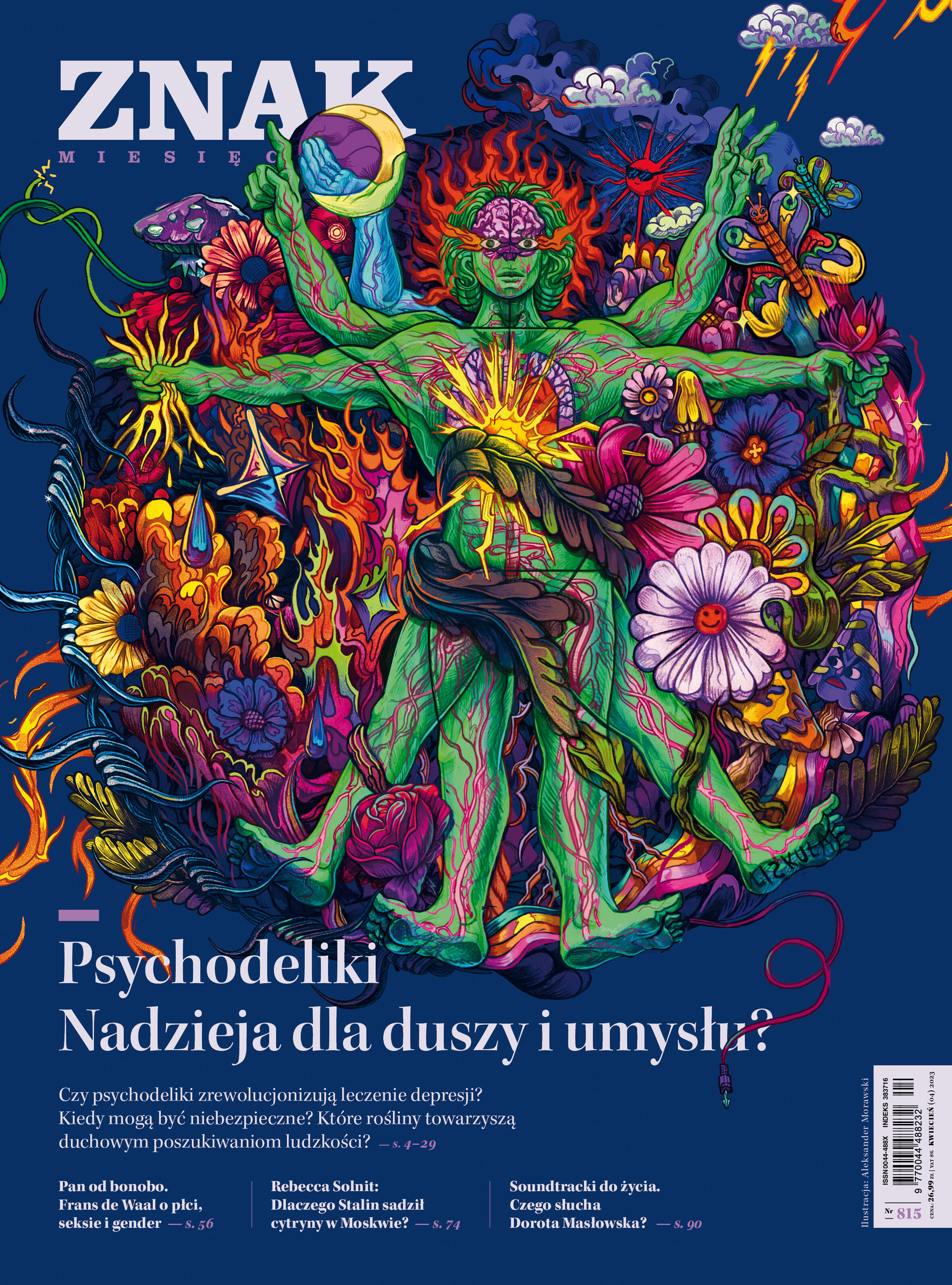 Miesięcznik ZNAK 815 (04/2023) - Psychodeliki. Nadzieja dla duszy i umysłu?