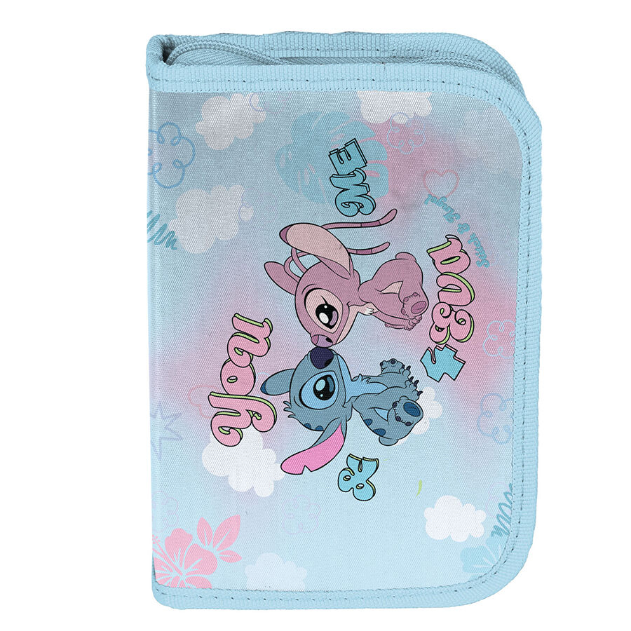 Piórnik bez wyposażenia Stitch & Angel Ohana DS26WW-P001BW