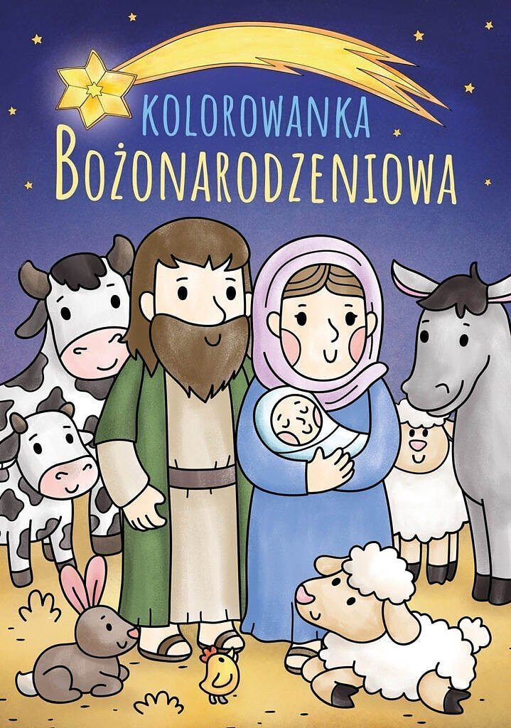 Kolorowanka bożonarodzeniowa