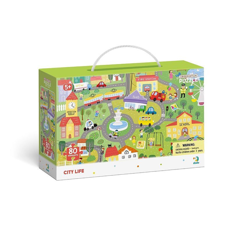 Puzzle 80 obserwacyjne życie w mieście dop300135