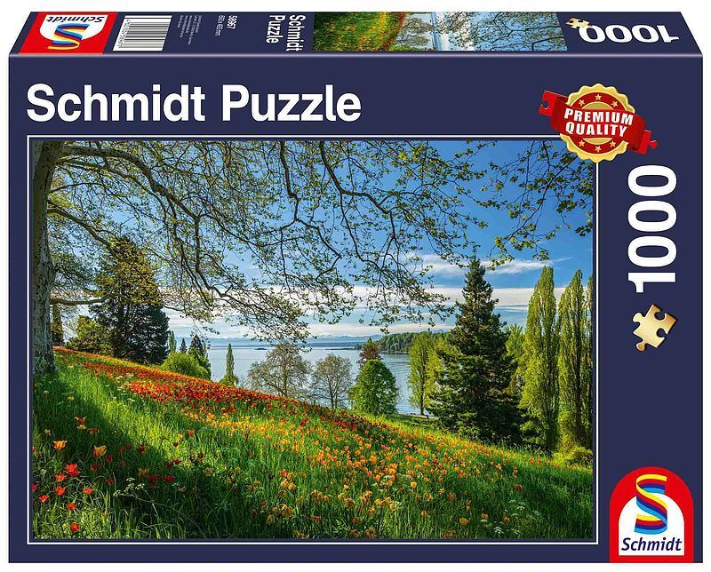 Puzzle 1000 pq wyspa kwitnących tulipanów 110004