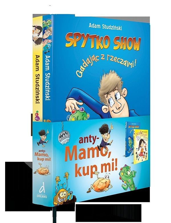 Pakiet anty-mamo, kup mi! spytko show. Gadając z rzeczami! / chciejosztuczki. Książka zakazana przez chciejokorp