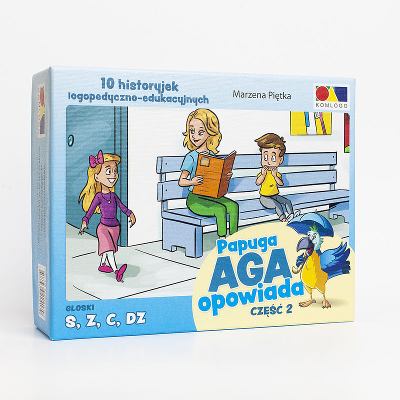 Historyjki obrazkowe papuga aga część ii - s, z, c, dz