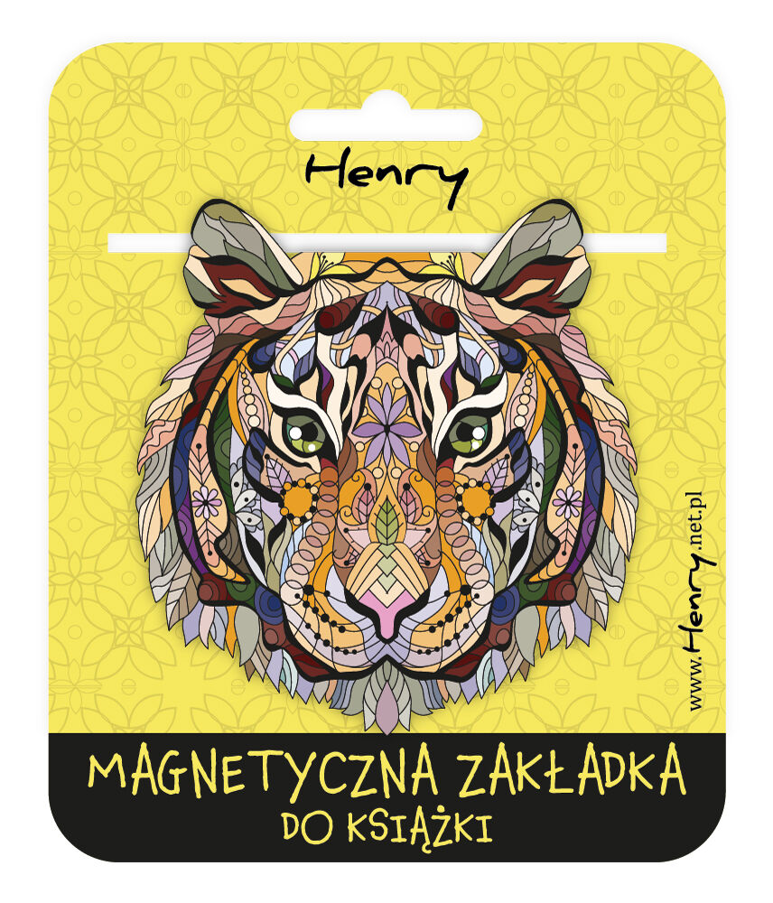 Zakładka magnetyczna mandala Tygrys