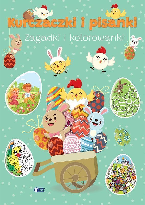 Kurczaczki i pisanki. Zagadki i kolorowanki
