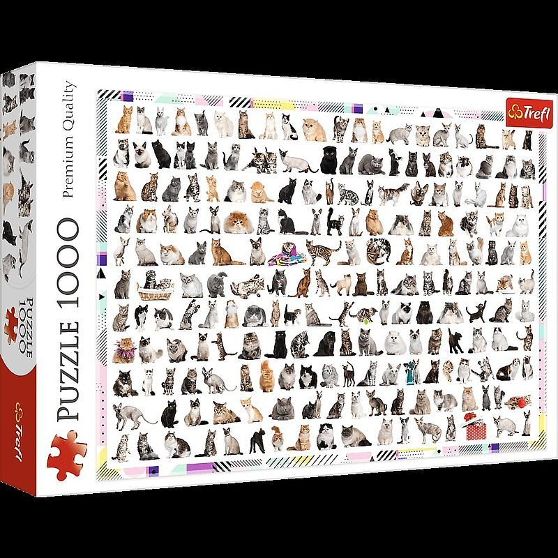 Puzzle 1000 208 kotów 10498
