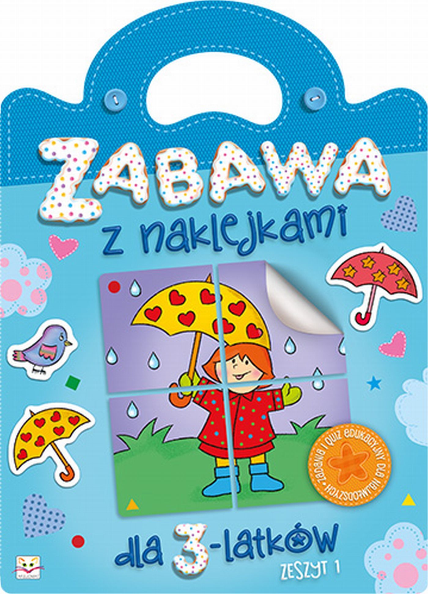Zabawa z naklejkami dla 3-latków, Zeszyt 1