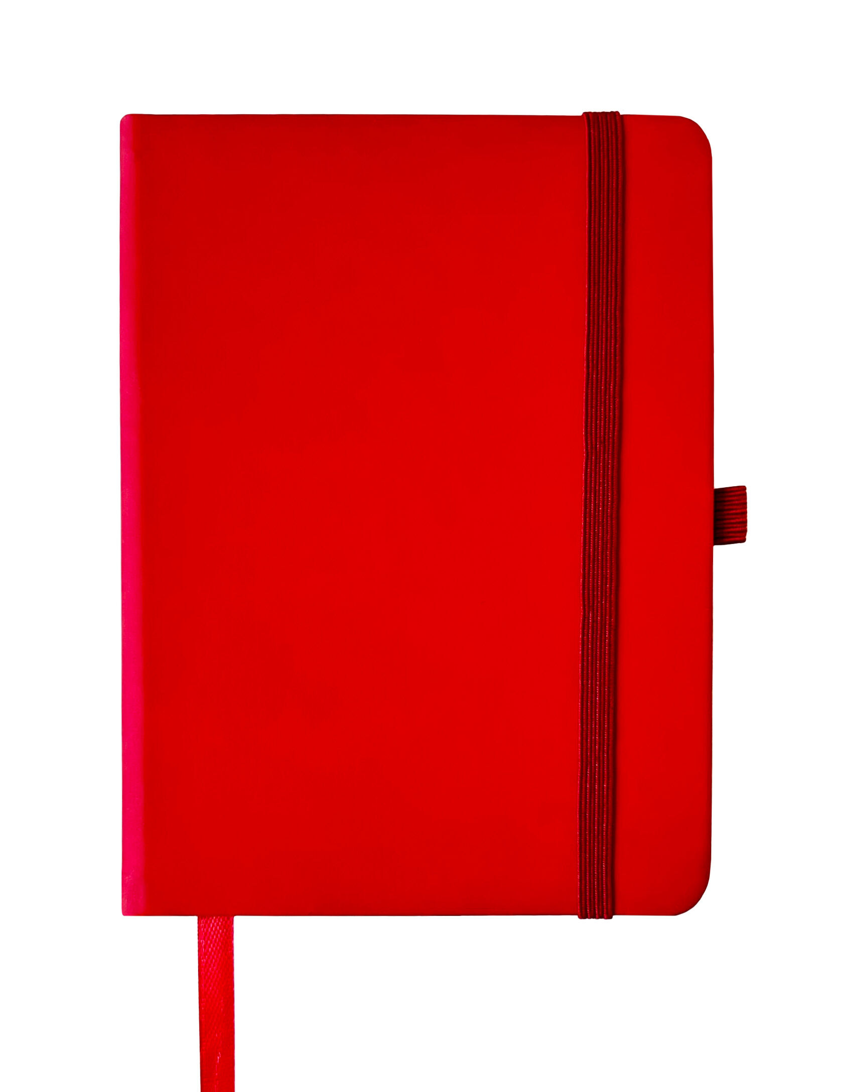 Notes A6 z gumką czerwony V-1