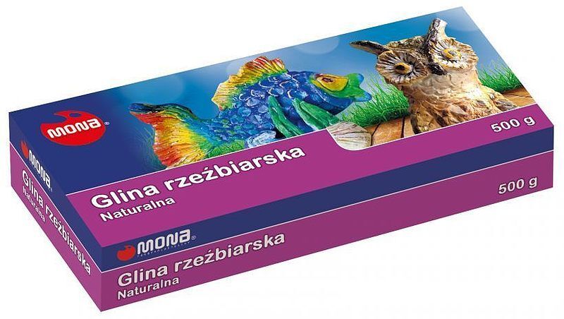 Glina rzeźbiarska naturalna mona 500 g