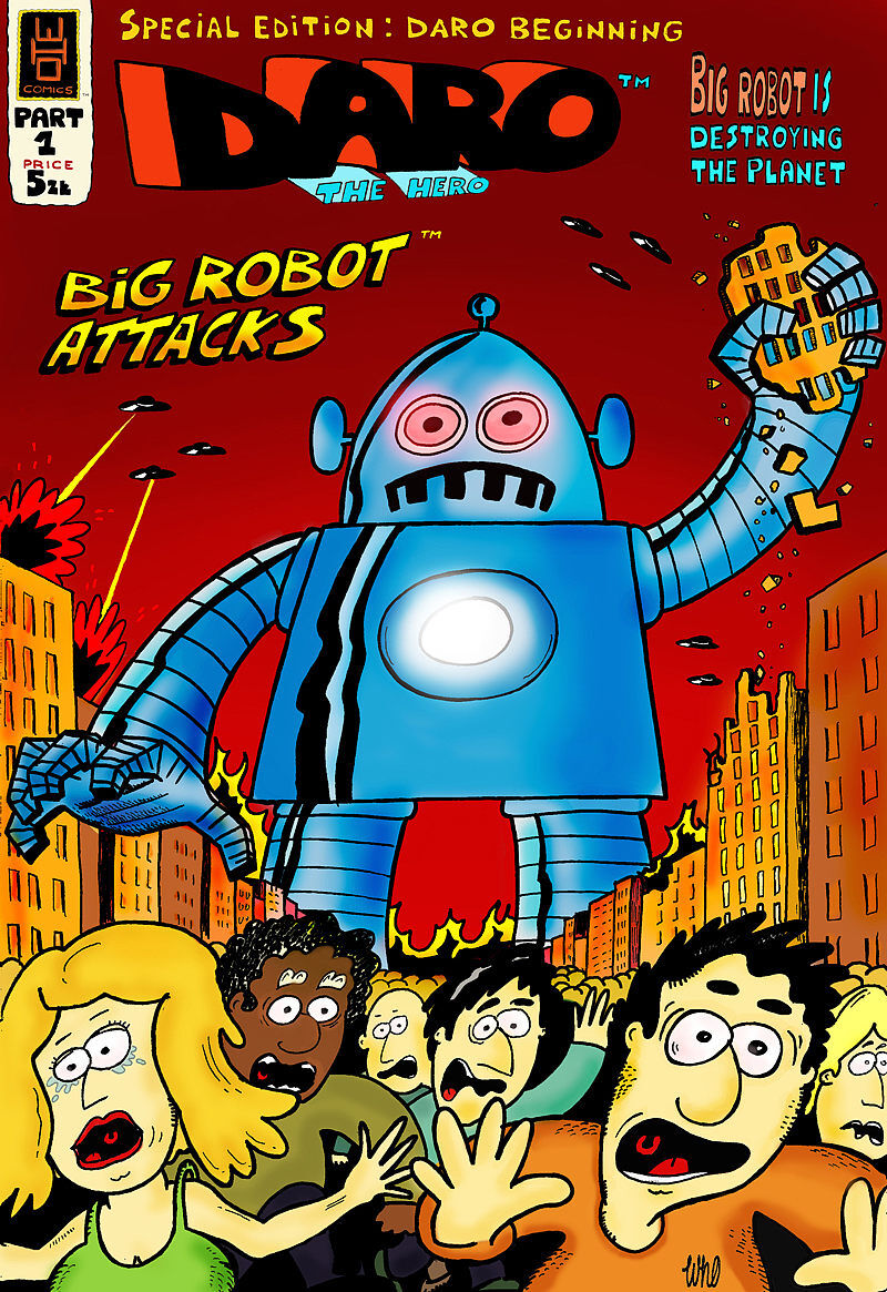 Daro The Hero - 1 - Atak Wielkiego Robota