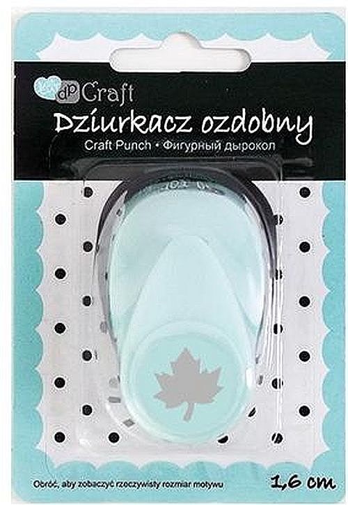 Dziurkacz ozdobny klon 1,6cm