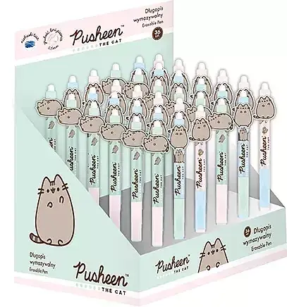Długopis wymazywalny pusheen 36 szt