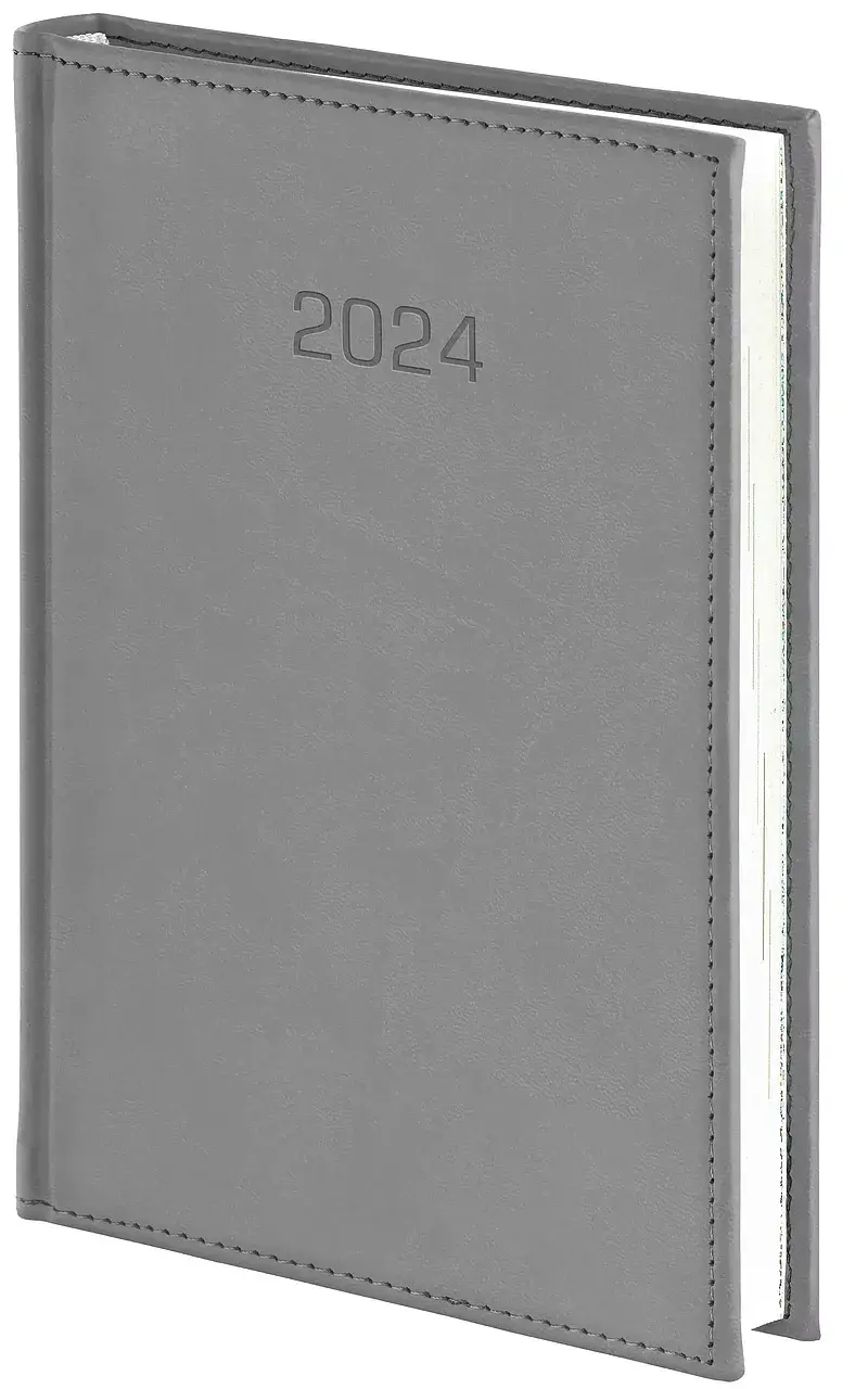 Kalendarz 2024 vivella b5 tygodniowy z notesem szary