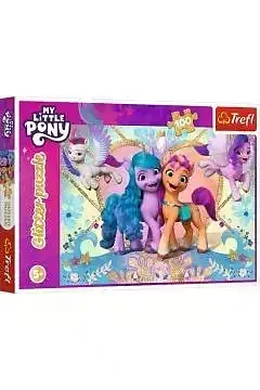 Puzzle z brokatem My Little Pony Błyszczące kucyki 100