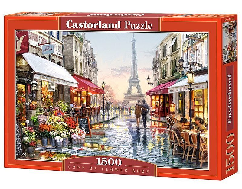 Puzzle 1500 elementów kwiaciarnia