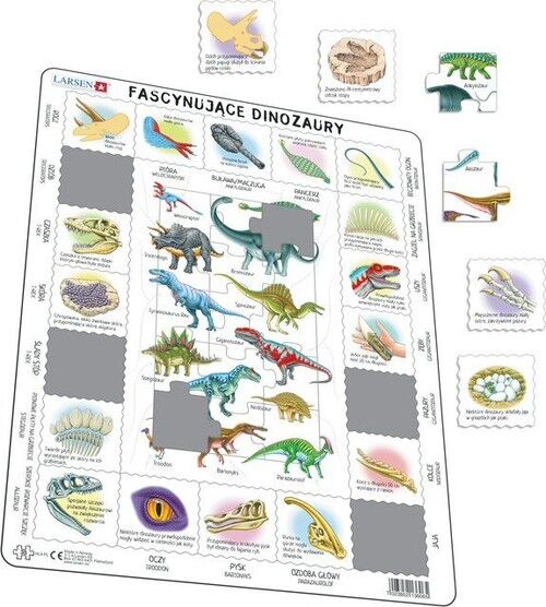 Larsen Fascynujące Dinozaury (Maxi) PL
