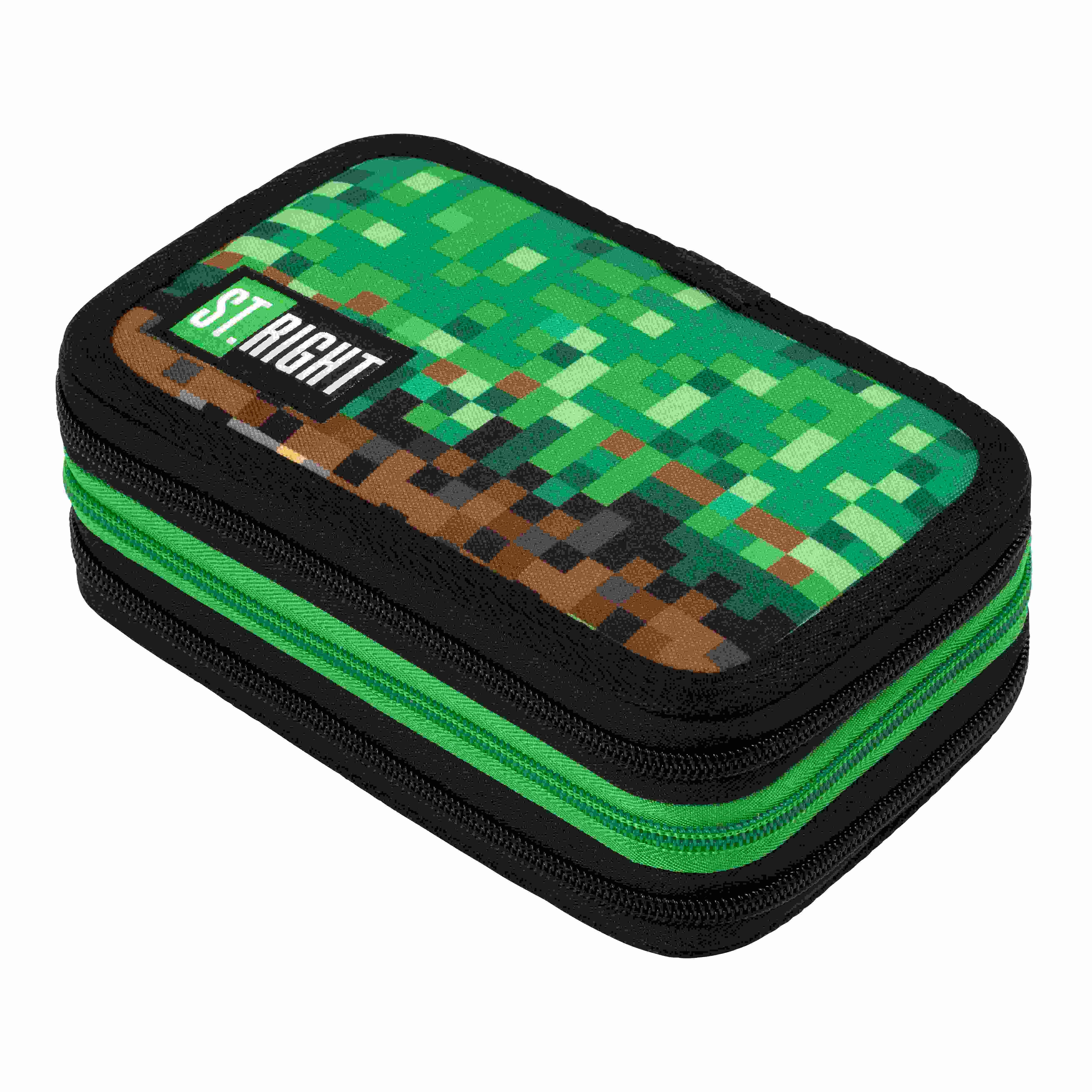 Piórnik 3-komorowy z wyposażeniem Game Zone