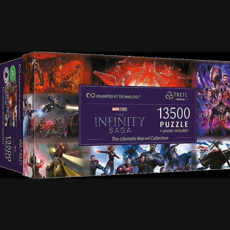 Puzzle 13500 trefl prime uft the ultimate marvel collection 81024