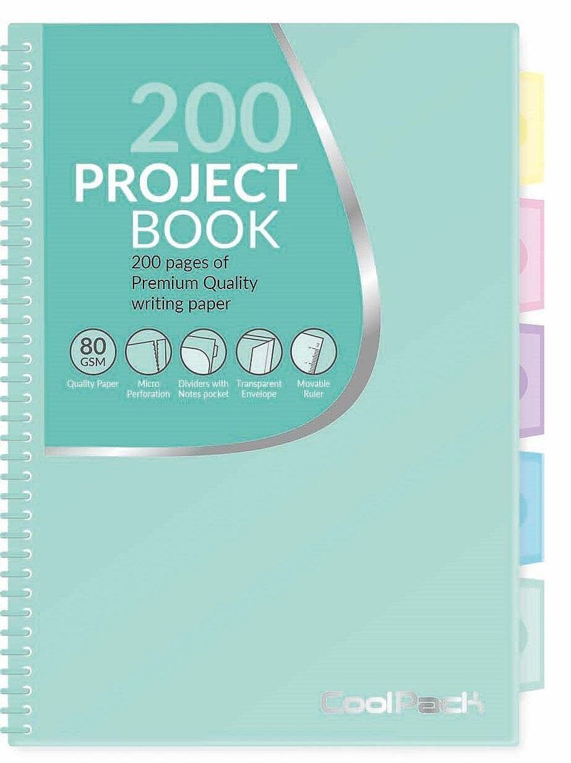 Kołobrulion b5 coolpack pastel b5 200 kartek mięta
