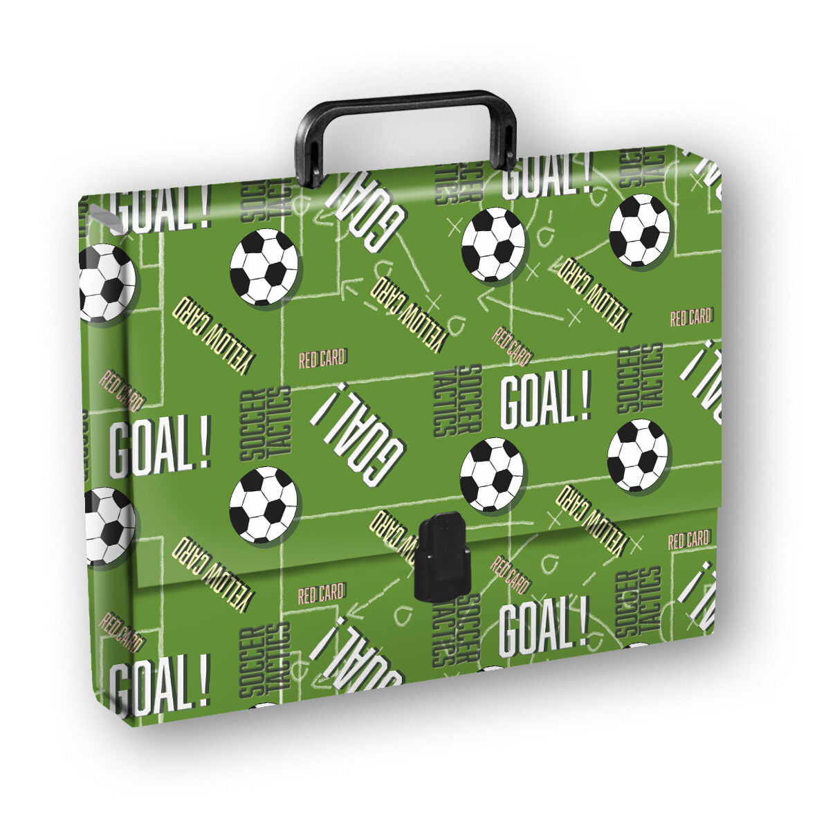 TECZKA Z RĄCZKĄ A4 T 0128 GOAL ! FOLIA MAT NIERYSUJĄCA