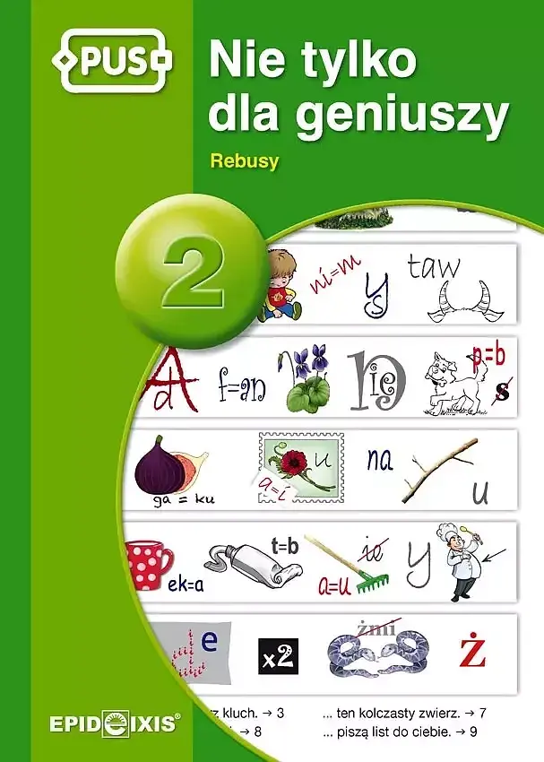 Pus nie tylko dla geniuszy rebusy 2 książeczka pus