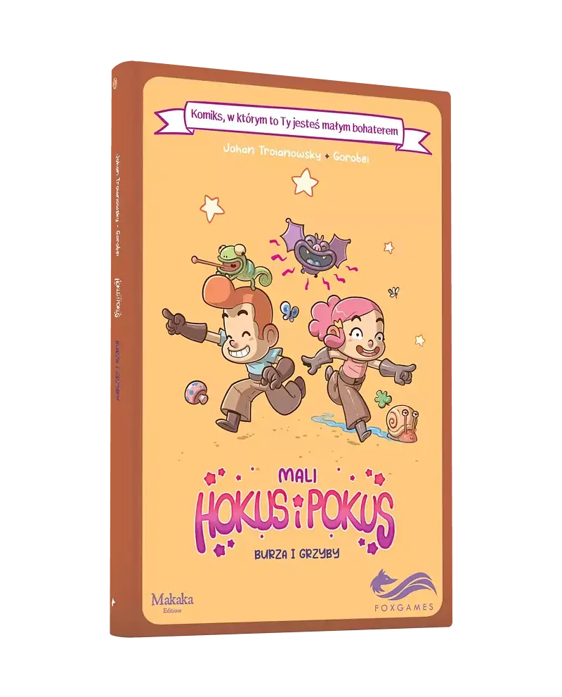 Komiksy paragrafowe - Mali Hokus i Pokus: Burza i grzyby