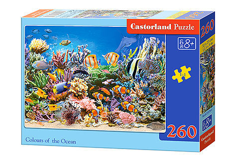 Puzzle 260 kolory oceanu