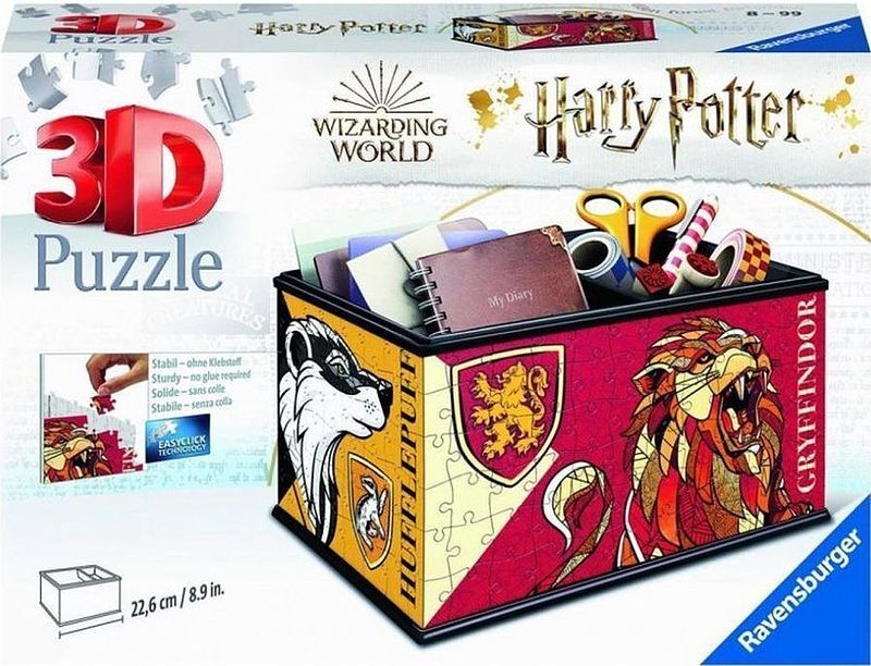 Puzzle 3d szkatułka harry potter 216 11258