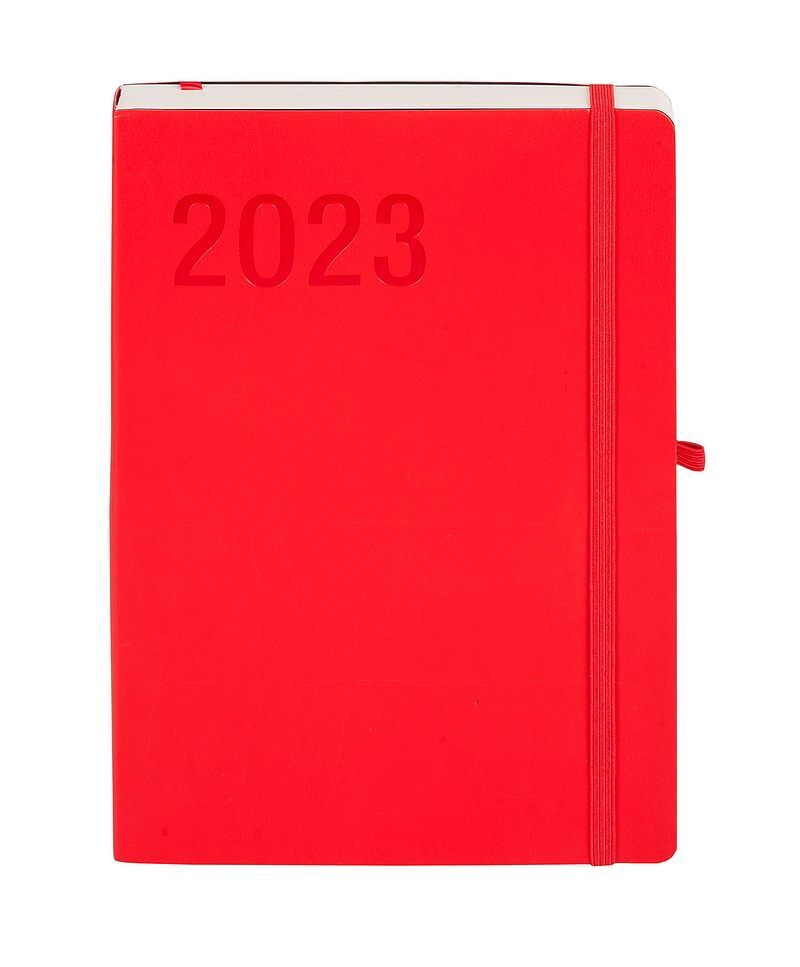 Kalendarz 2023 impresja b5 czerwony dns
