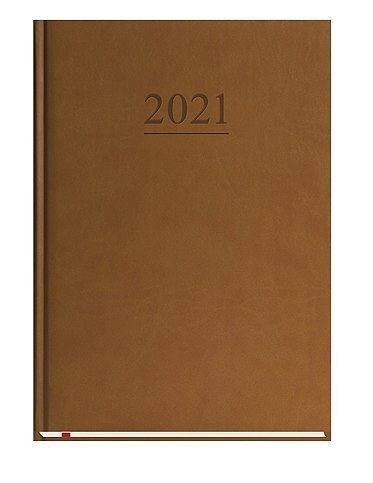 Terminarz 2021 uniwersalny mip ciemny brąz