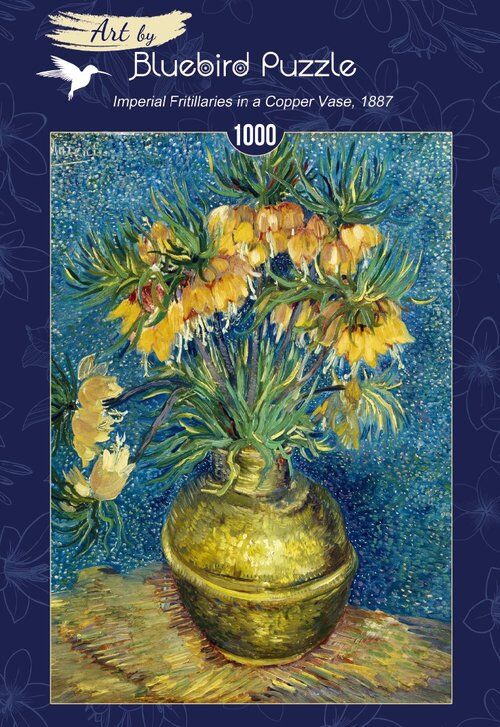 Puzzle 1000 Cesarskie szachownice w wazonie, Vincent van Gogh, 1887