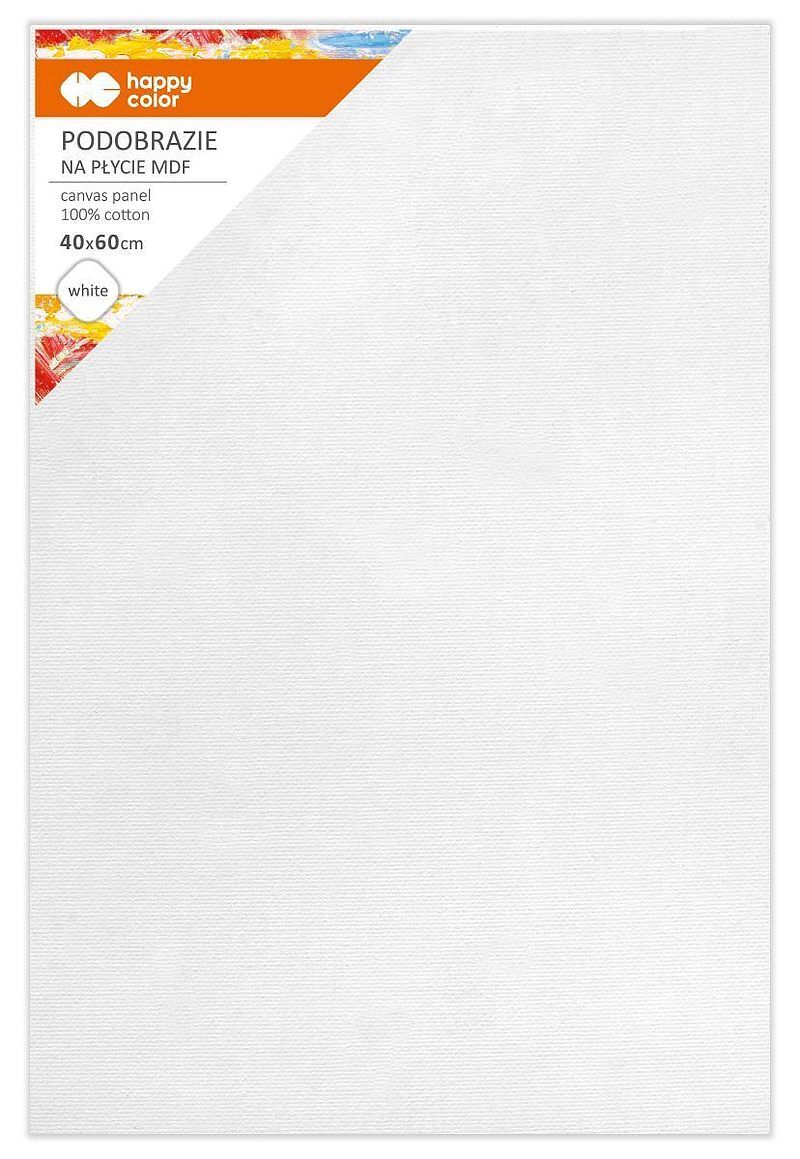Podobrazie bawełniane białe 40x60 impregnowane mdf happy color