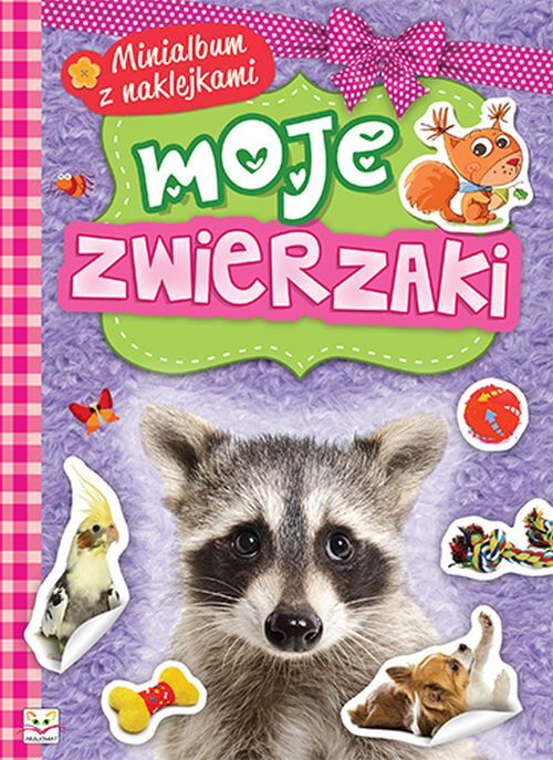 Minialbum z naklejkami. Moje zwierzątka