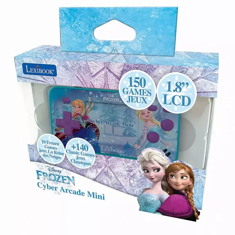 Konsola podręczna cyber arcade® pocket frozen - ekran 1,8'' 150 gier w tym. 10 z frozen jl1895fz