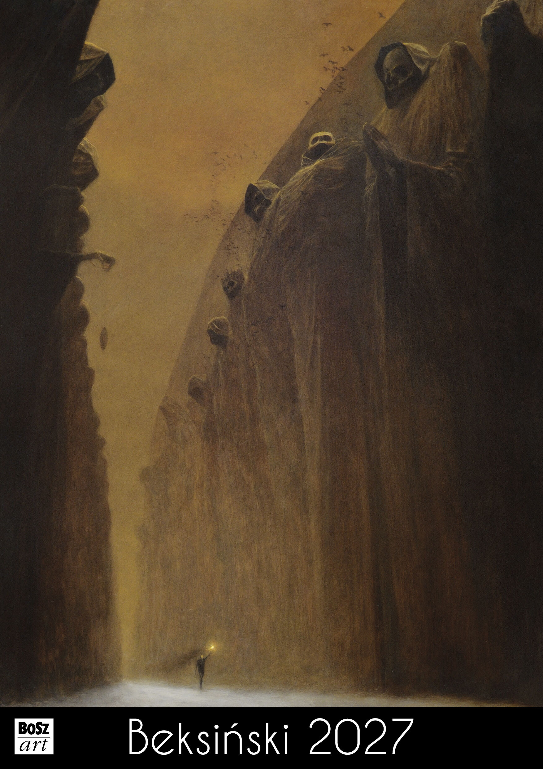 Kalendarz Beksiński 2027 A3 wzór 4
