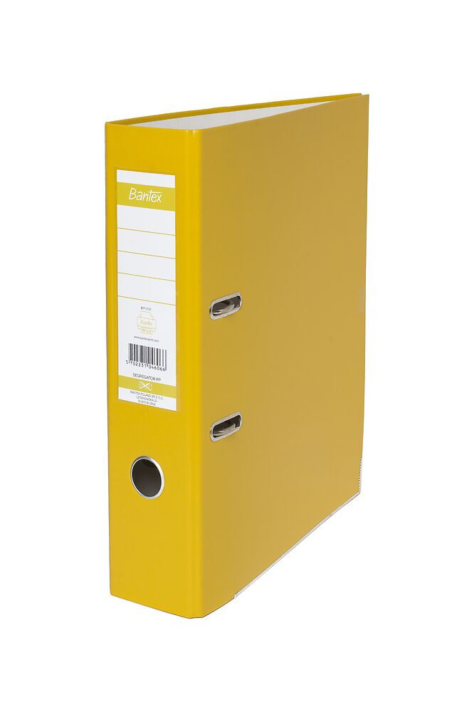 Segregator A4 Bantex PP XXL 8cm żółty