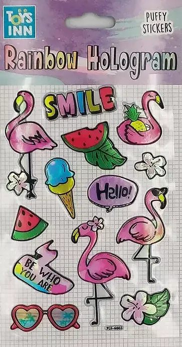 Rainbow Hologram Smile