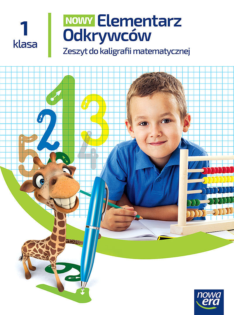 Elementarz odkrywców neon klasa 1 zeszyt ćwiczeń do kaligrafii matematycznej edycja 2023-2025