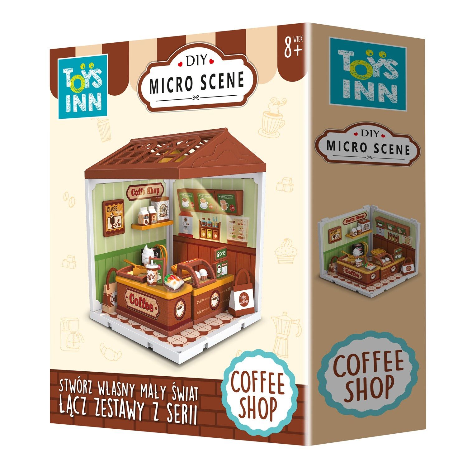 Mini Coffee Shop Stwórz własny mały świat ToysInn STN 9872