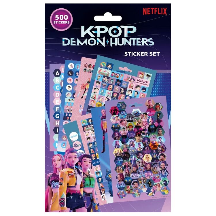 Zestaw naklejek K-POP Demon Hunters 500szt. PS2510684