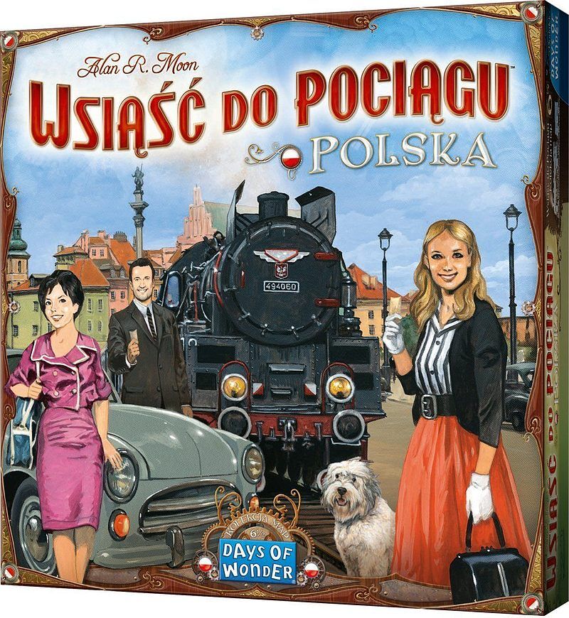 Gra wsiąść do pociągu polska kolekcja map 6. 5