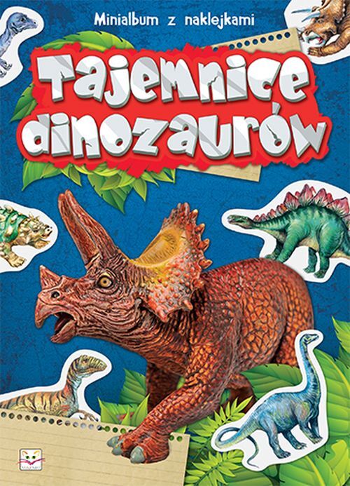 Minialbum z naklejkami. Tajemnice dinozaurów
