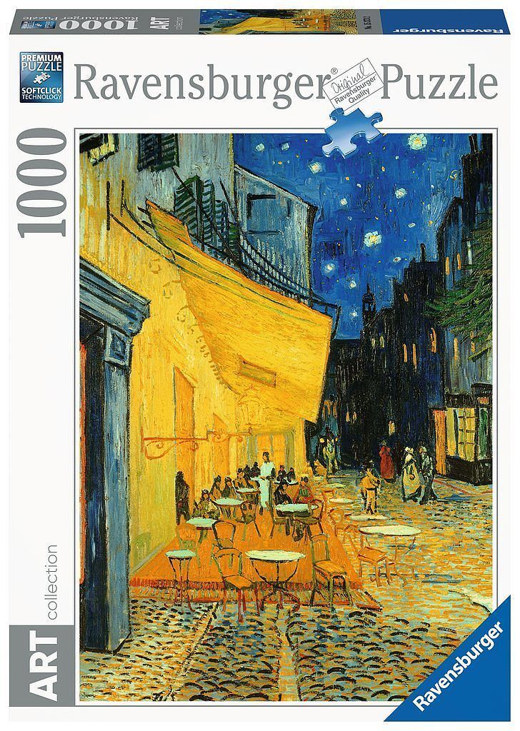 Puzzle 2d 1000 art collection taras kawiarni w nocy 15373