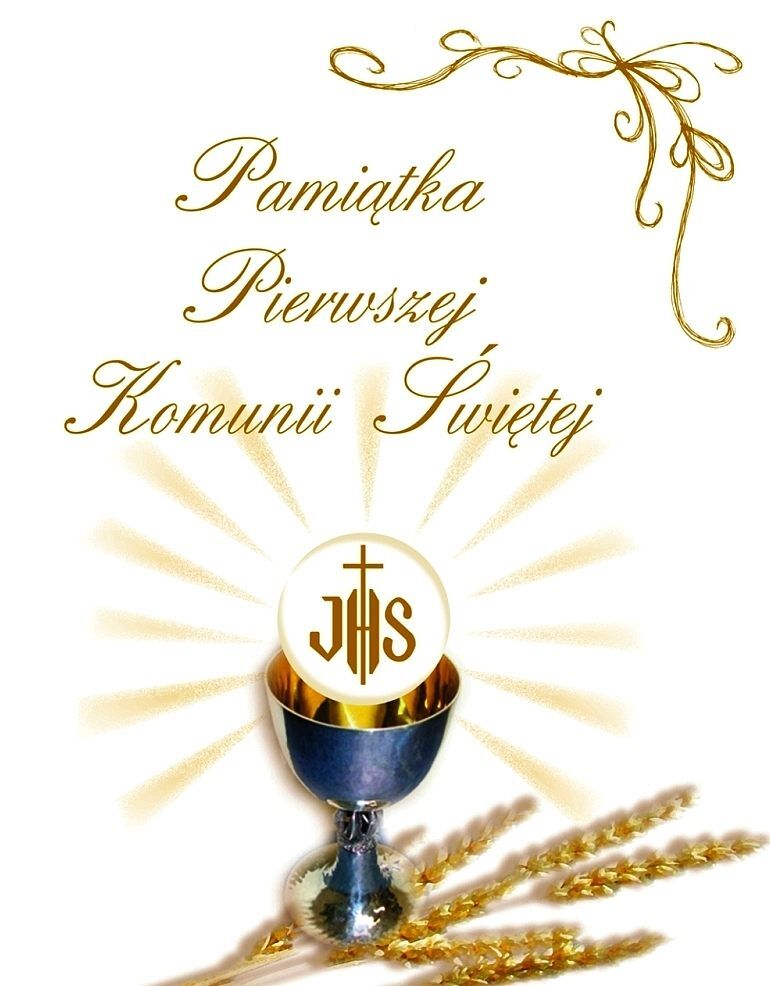 Pamiątka Pierwszej Komunii Świętej