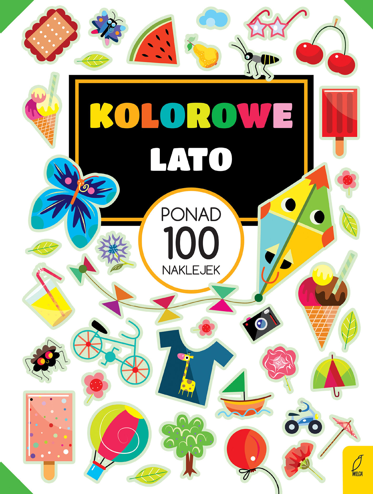 Ponad 100 naklejek. Kolorowe lato