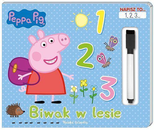 Peppa Pig. Napisz to... 1,2,3... Biwak w lesie.
