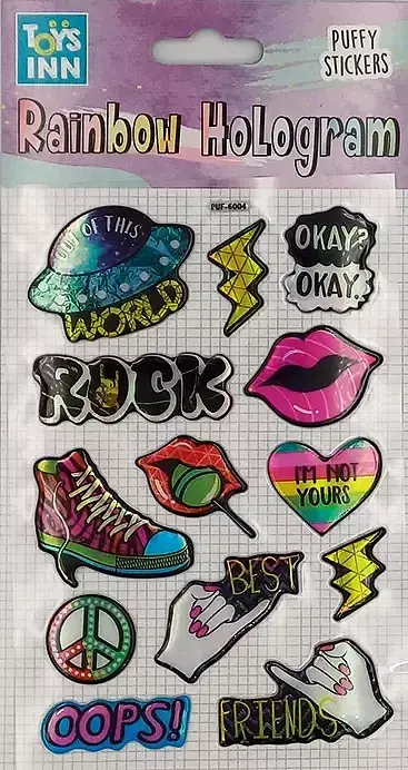 Rainbow Hologram Rock